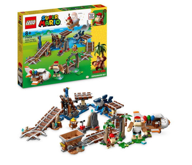 LEGO Super Mario 71425 Przejażdżka wagonikiem Diddy Konga - 1159385 - zdjęcie 2